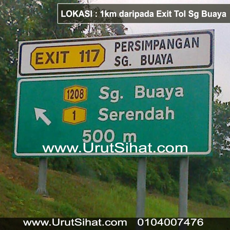 Pusat UrutSihat-com Exit Tol Sungai Buaya