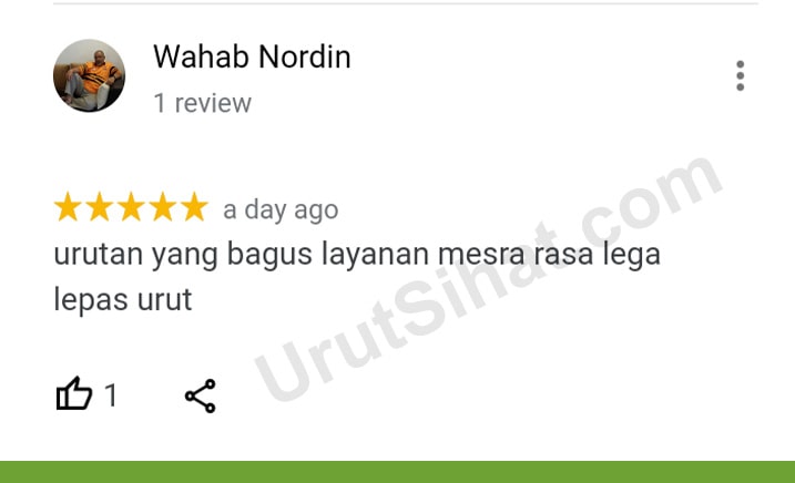 Urut Badan Rawang