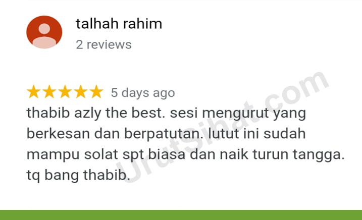 Urut Badan Rawang