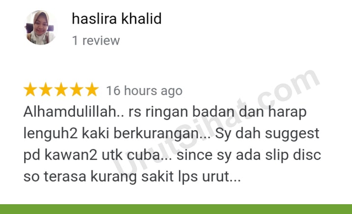 Urut Badan Rawang